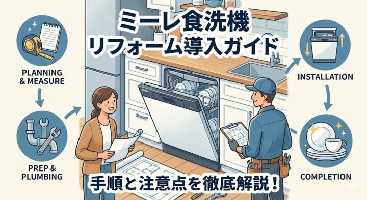 ミーレ食洗機をリフォームで導入するための手順と注意点