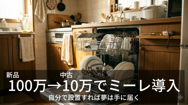 家づくりの後悔をゼロに。憧れの海外製食洗機をリーズナブルに手に入れる、引き渡し後の『第2ルート』