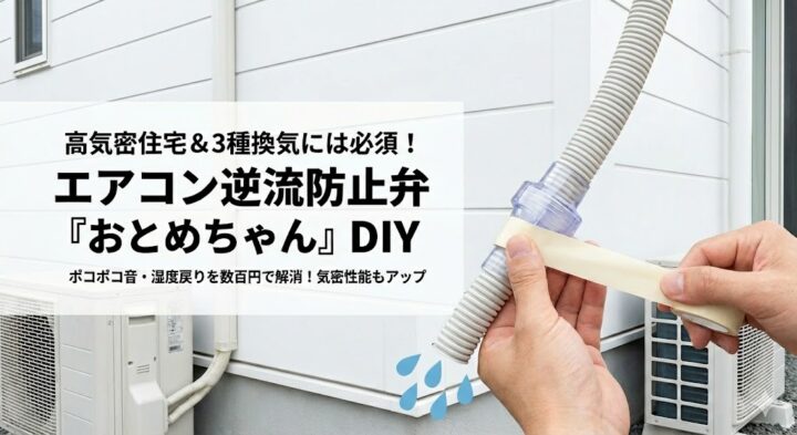 「ポコポコ音」と「湿度戻り」を500円で解決!エアコンに『おとめちゃん』を付けるべき理由
