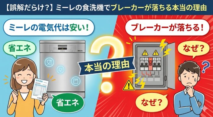 【誤解だらけ？】ミーレの食洗機でブレーカーが落ちる本当の理由